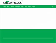 Tablet Screenshot of greenfieldsltd.co.uk